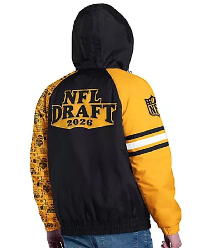 buy Pittsburgh Steelers Draft Half Zip Jacket