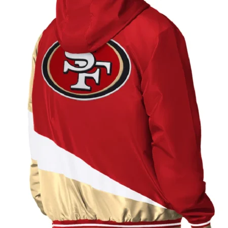 buy San Francisco 49ers Color Block Full-Zip Hooded Jacket