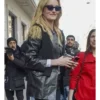 buy Sarah Pidgeon MFW 2026 Leather Jacket