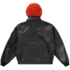 buy Supreme Stone Island Leather Bomber Jacket
