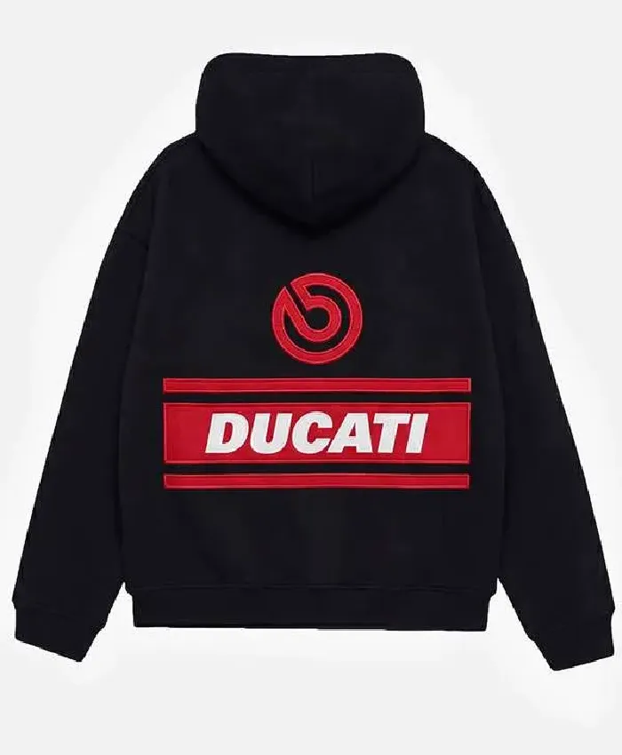 buy Vintage Black Ducati Hoodie