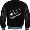 buy Washington Capitals Letterman Black Varsity Jacket