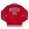 buy Washington State Cougars Arched Red Bomber Jacket