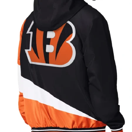 buy now Cincinnati Bengals Color Block Full-Zip Hooded Jacket