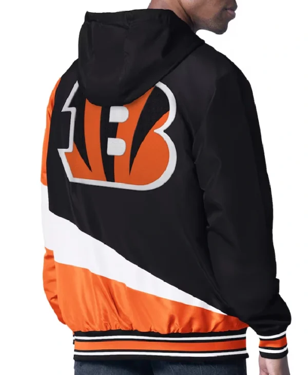 buy now Cincinnati Bengals Color Block Full-Zip Hooded Jacket