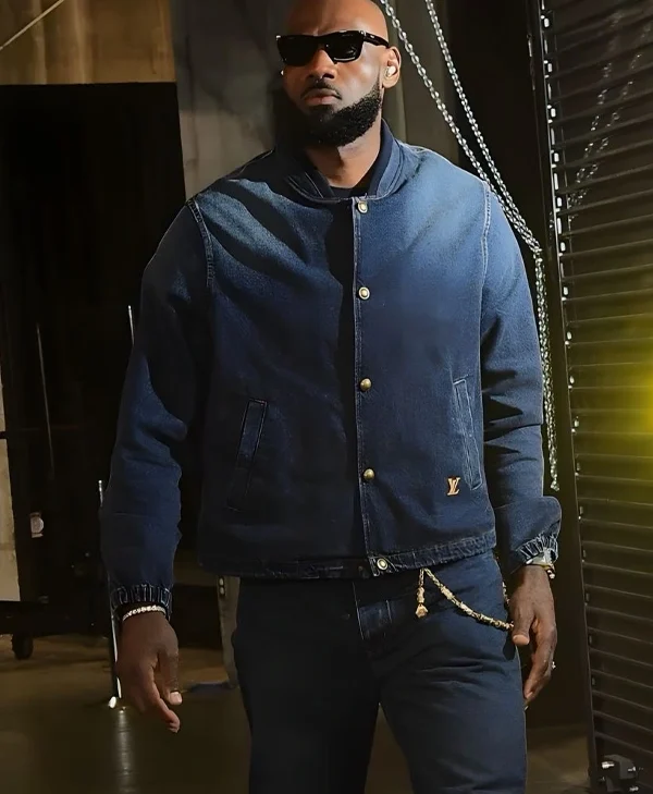 buy now LeBron James Louis Vuitton Denim Jacket