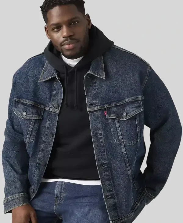 buy now Levi’s Men’s Big & Tall Denim Trucker Jacket