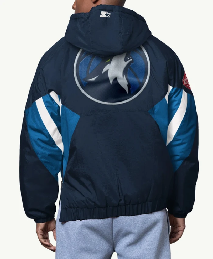 buy now Minnesota Timberwolves Classic Breakaway Half-Zip Hooded Jacket