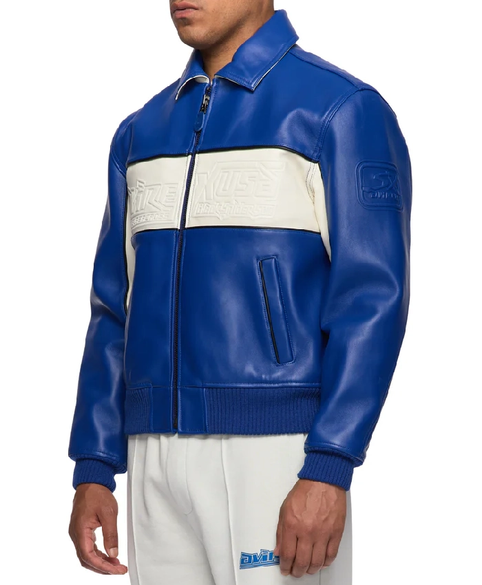 leather racing jacket men