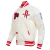 order Houston Rockets Best of Rib Satin Jacket