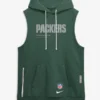 order now Green Bay Packers Nike Sideline Sleeveless Hoodie