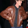 order now Jacob Elordi NYC Brown Leather Jacket