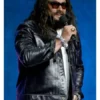 order now Jason Momoa CinemaCon Black Leather Jacket