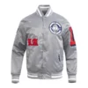 order now LA Clippers Classic Old English Rib Jacket
