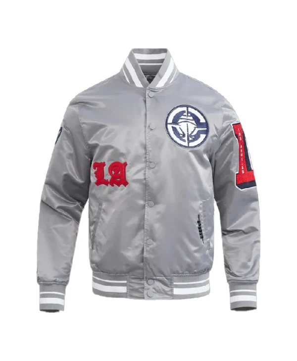 order now LA Clippers Classic Old English Rib Jacket