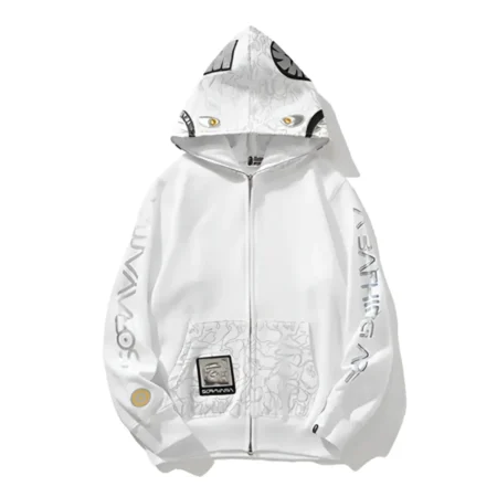 shop BAPE 23rd Anniversary White Hoodie