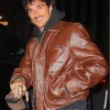 shop Jacob Elordi NYC Brown Leather Jacket
