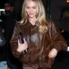 shop Michelle Randolph NYC 2026 Bomber Leather Jacket