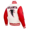 shop now Retro Atlanta Falcons Classic Rib Varsity Jacket