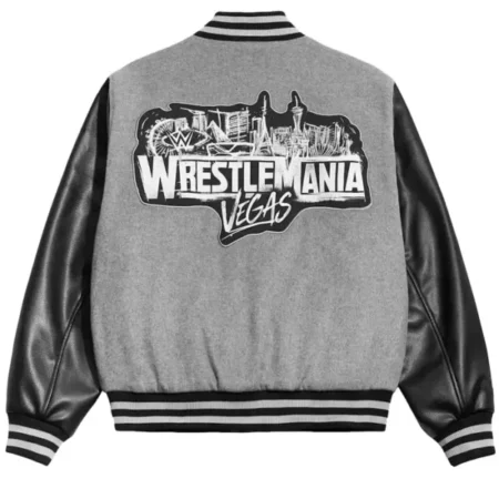 shop now WrestleMania 42 Vegas Varsity Jacket