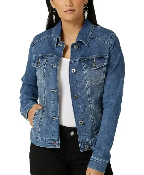 Angelo Four Pockets Trucker Denim Jacket Shop Now