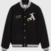 Anne Hathaway Arsenal Gunners Black Jacket for sale