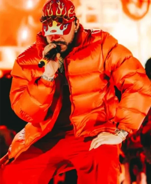 Colombia Ryan Castro Red Puffer Jacket