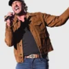 Get Luke Bryan 2026 Brown Suede Jacket
