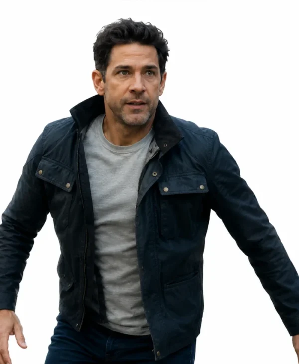 Ghost War John Krasinski Suede Jacket