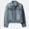 Jungkook-Calvin-Klein-Trucker-Blue-Denim-Jacket