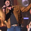 Luke Bryan 2026 Brown Suede Jacket For Sale