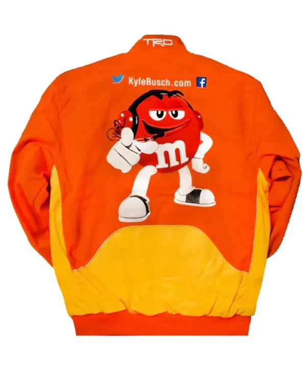 MMs-Full-Snap-Twill-Orange-Uniform-Jacket
