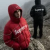 Mertra-x-Supreme-Red-And-Black-Puffer-Jacket