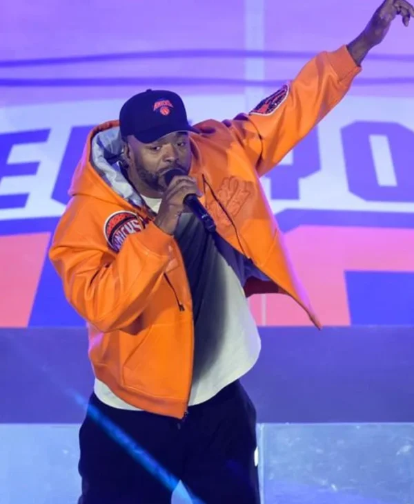 Method-Man-Halftime-Show-Knicks-Game-2-Orange-Jacket