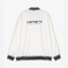 Shop F.C.Real Bristol x Carhartt WIP Varsity Track White Jacket