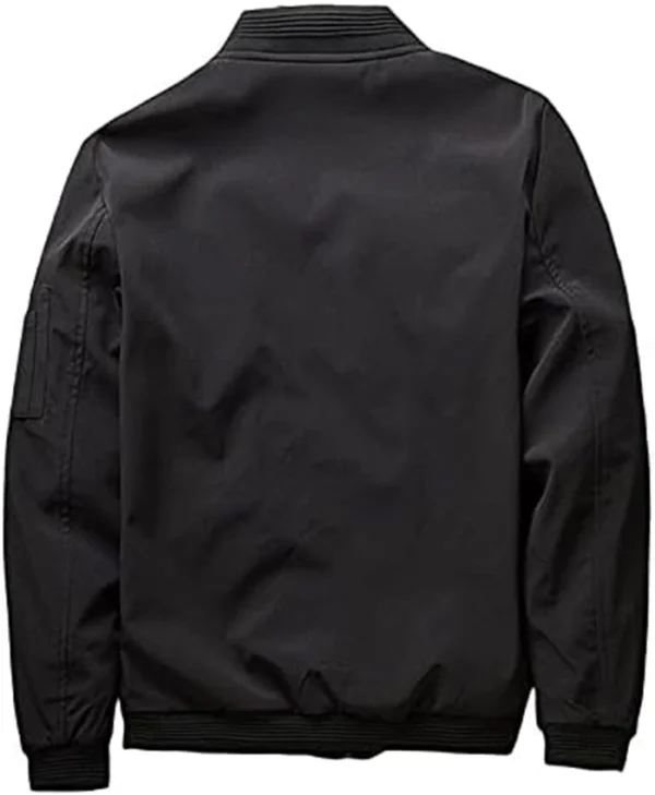 Slim Fit Lightweight Casual Bomber Jacket Shop Now