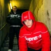 Supreme-x-Mertra-Red-And-Black-Puffer-Jacket