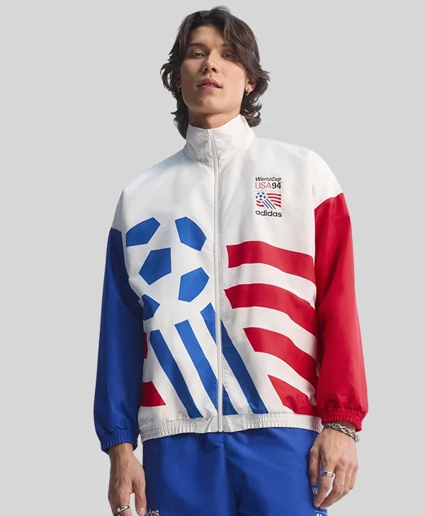 buy Adidas USA 94 Graphic Woven Track Jacket