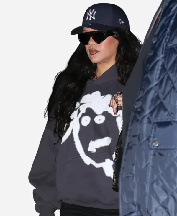 buy Rihanna R20 Merch BadGalRiri Black Hoodie For Sale