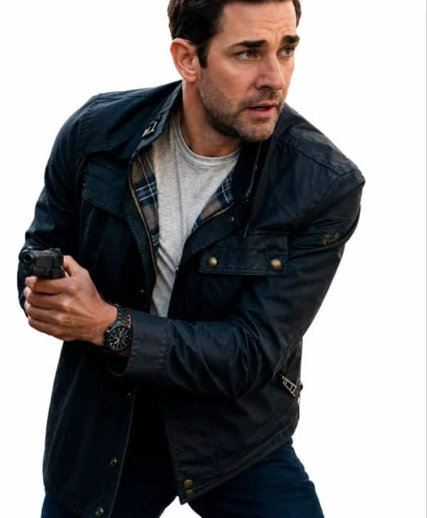 buy now Ghost War John Krasinski Suede Jacket
