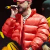 order now Colombia Ryan Castro Red Puffer Jacket