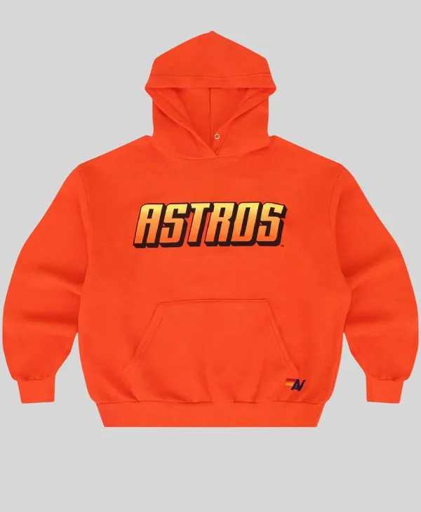order now Houston Astros 2026 Aviator Nation x MLB Orange Hoodie
