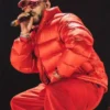 shop Colombia Ryan Castro Red Puffer Jacket