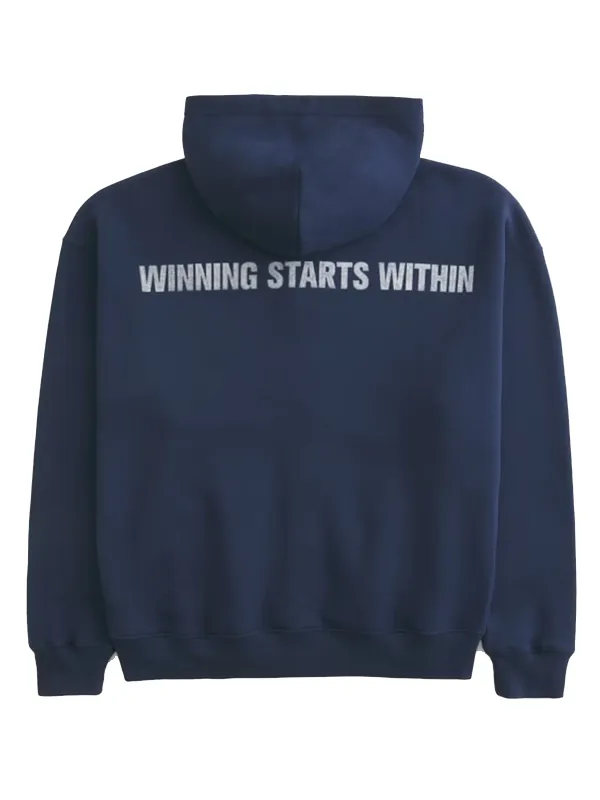 shop Hollister x Kappa Boxy Zip-Up Logo Graphic Hoodie