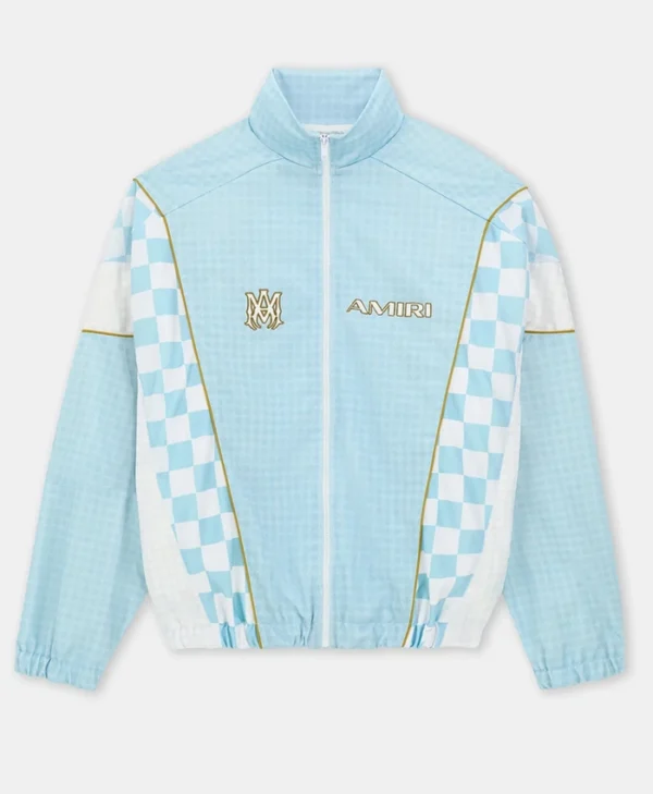 Amiri Sport Track Sky Blue Jacket