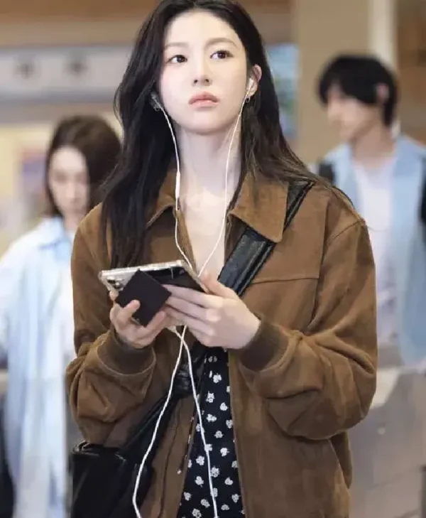 Go Youn-jung Can This Love Be Translated Suede Jacket