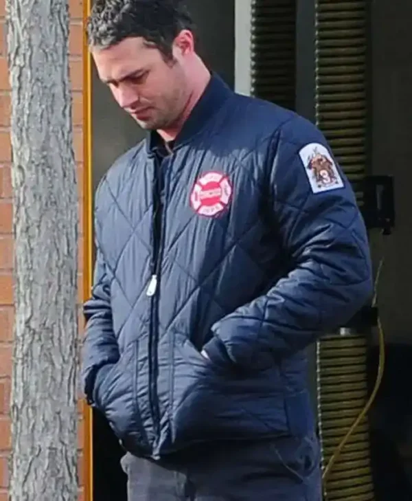 Chicago Fire Squad 3 Quilted Bomber Jacket
