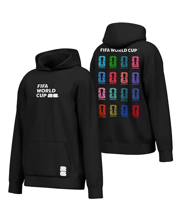 FIFA World Cup 2026 Host City Emblems Hoodie
