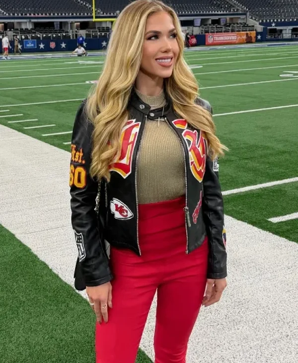 Gracie Hunt Chiefs Leather Jacket