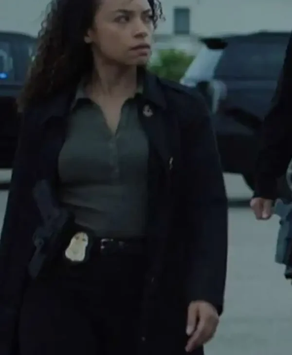 Shop I Will Find You S01 Sarah Greer Black Coat Free Shipping